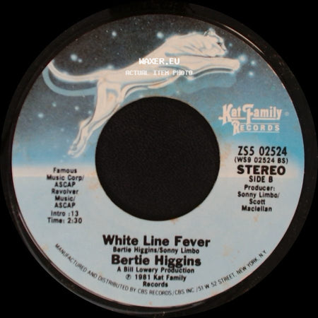 Bertie Higgins - Key Largo / White Line Fever side B