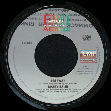 Marty Balin - Hearts / Freeway side B