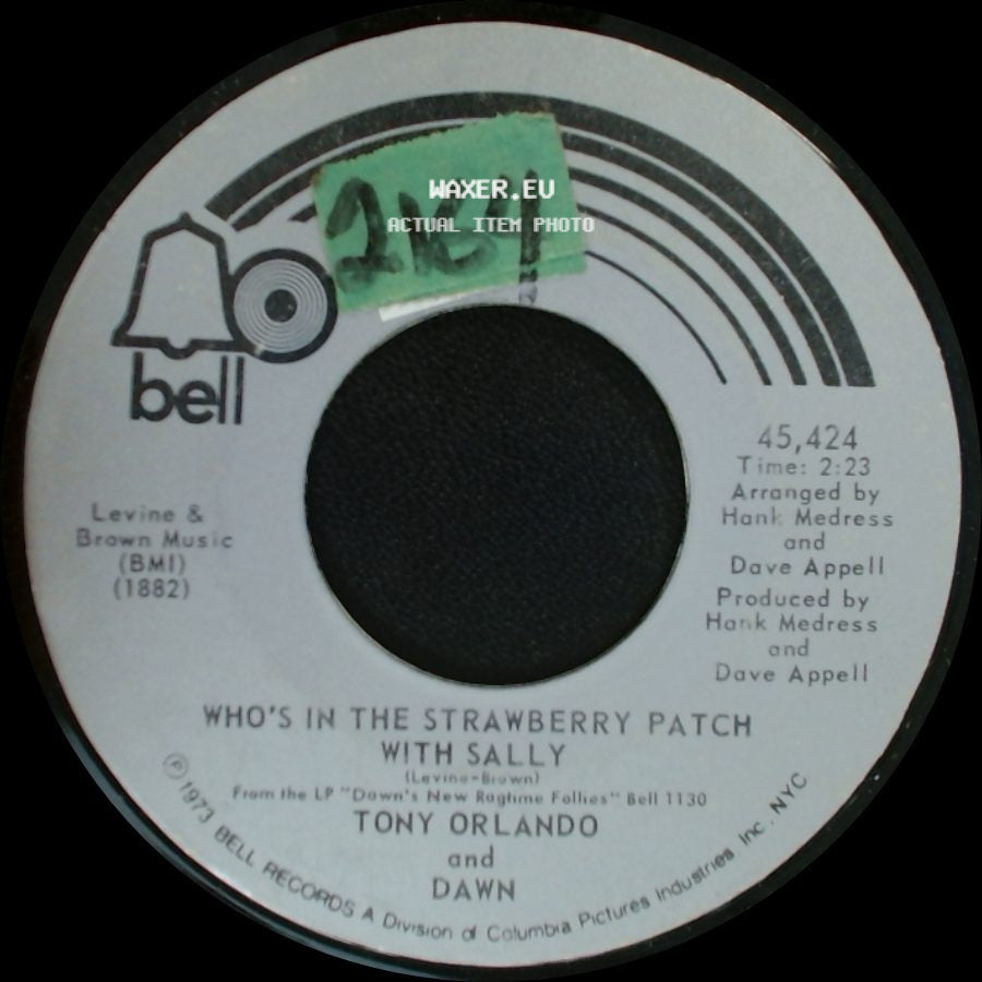 Tony Orlando And Dawn - Ukulele Man / Who's In The Strawberry Patch With Sally side B