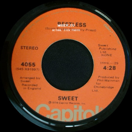 Sweet - Ballroom Blitz / Restless side B
