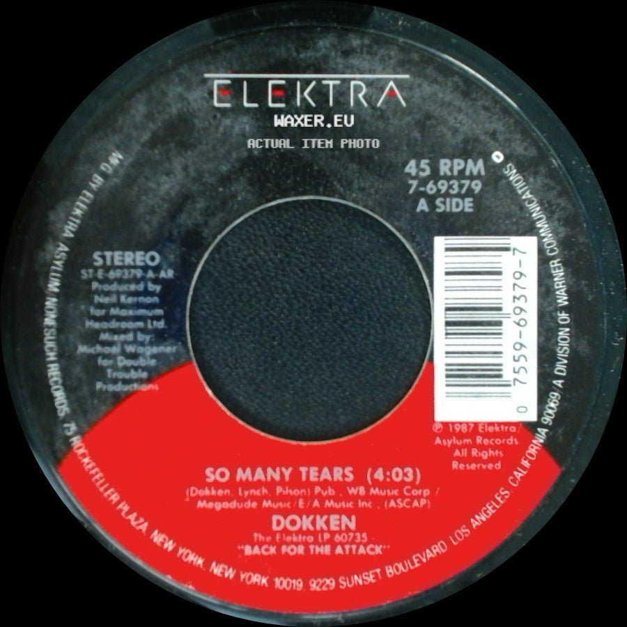 Dokken - So Many Tears / Mr. Scary side A