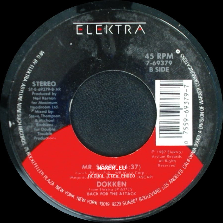 Dokken - So Many Tears / Mr. Scary side B