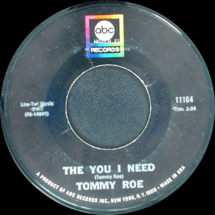 Tommy Roe - Dizzy / The You I Need side B