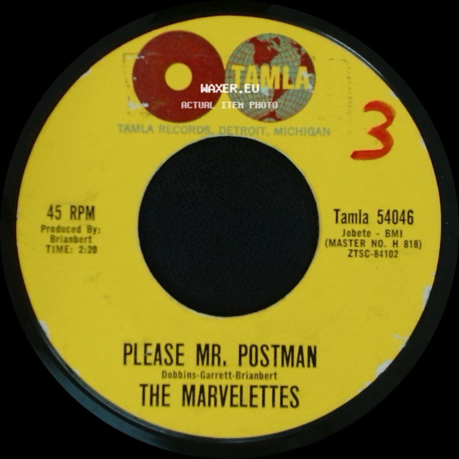 The Marvelettes - So Long Baby / Please Mr. Postman side B
