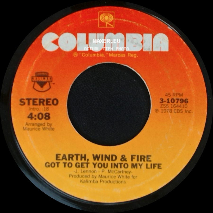 Earth, Wind & Fire - I'll Write A Song For You / Got To Get You Into My Life side B
