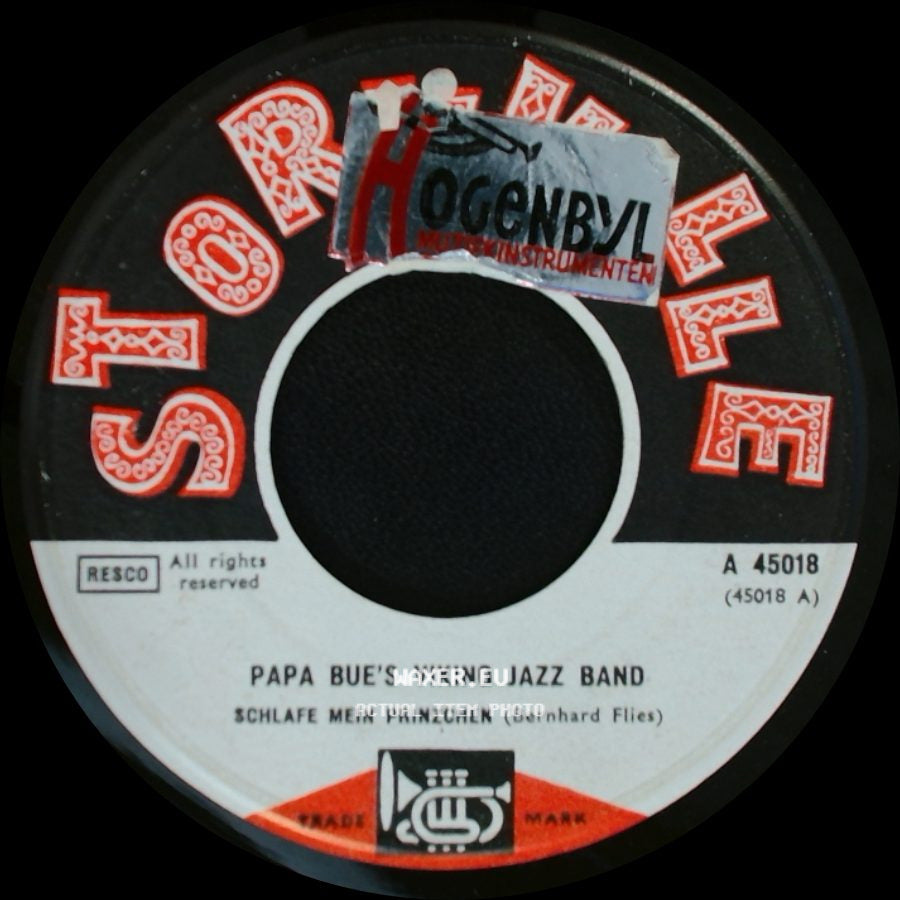 Papa Bue's Viking Jazz Band - Schlafe Mein Prinzchen / Wiegenlied (Brahms) side A
