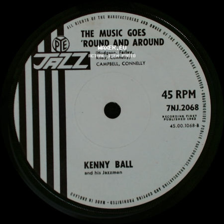Kenny Ball And His Jazzmen - Washington Square / The Music Goes 'round And Around side B