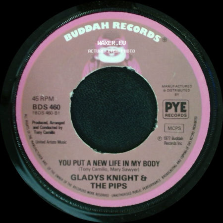 Gladys Knight & The Pips - Home Is Where The Heart Is / You Put A New Life In My Body side B