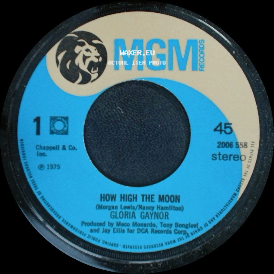 Gloria Gaynor - How High The Moon / My Man's Gone side A