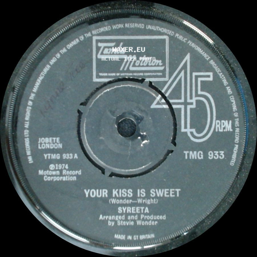 Syreeta - Your Kiss Is Sweet / How Many Days side A