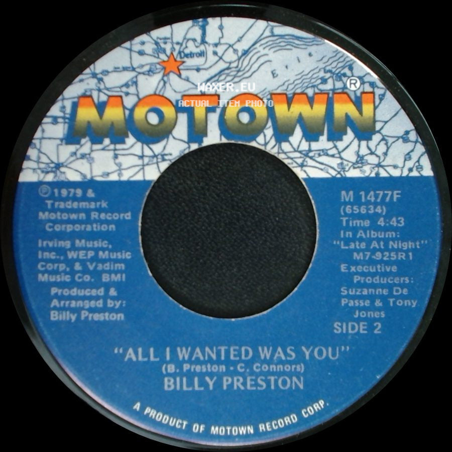 Billy Preston & Syreeta / Billy Preston - With You I'm Born Again / All I Wanted Was You side B