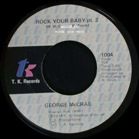 George Mccrae - Rock Your Baby Pt. 2 / Rock Your Baby side A