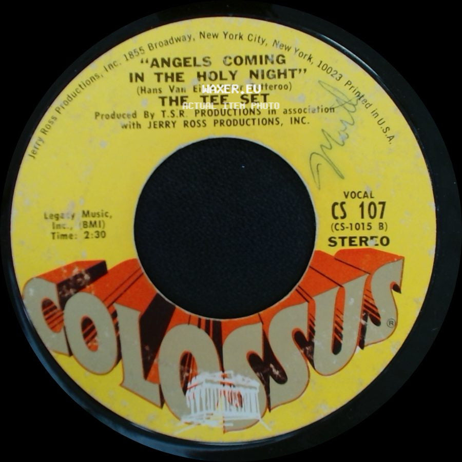 The Tee Set - Angels Coming In The Holy Night / Ma Belle Amie side A