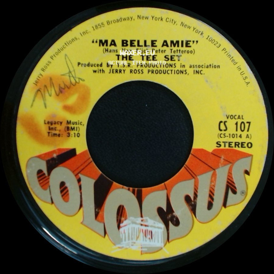 The Tee Set - Angels Coming In The Holy Night / Ma Belle Amie side B