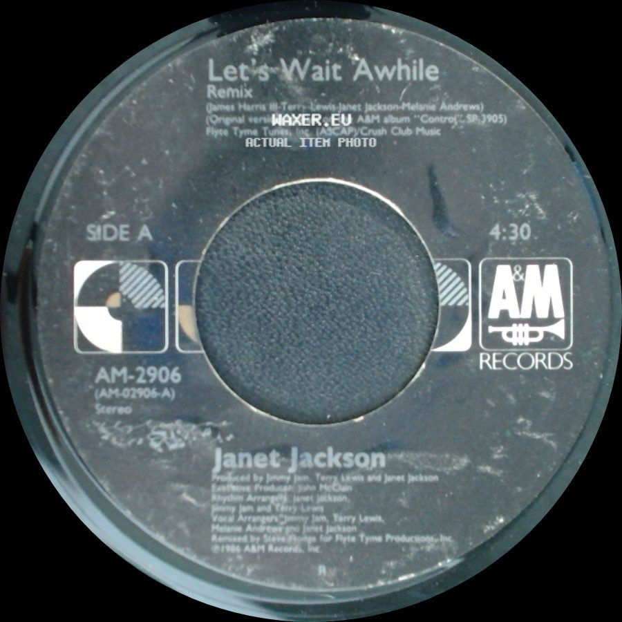Janet Jackson - Let's Wait Awhile (Remix) / Pretty Boy side A