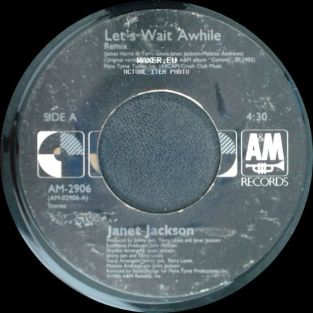 Janet Jackson - Let's Wait Awhile (Remix) / Pretty Boy side A