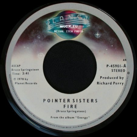 Pointer Sisters - Fire / Love Is Like A Rolling Stone side A