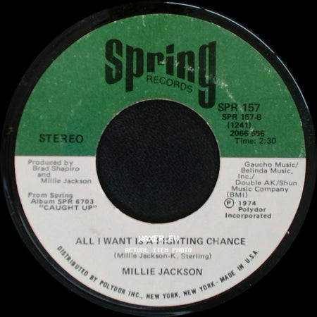 Millie Jackson - I'm Through Trying To Prove My Love To You / All I Want Is A Fighting Chance side B