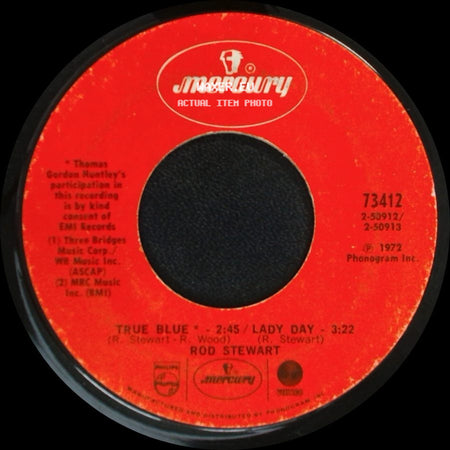 Rod Stewart - Twisting The Night Away / True Blue / Lady Day side B