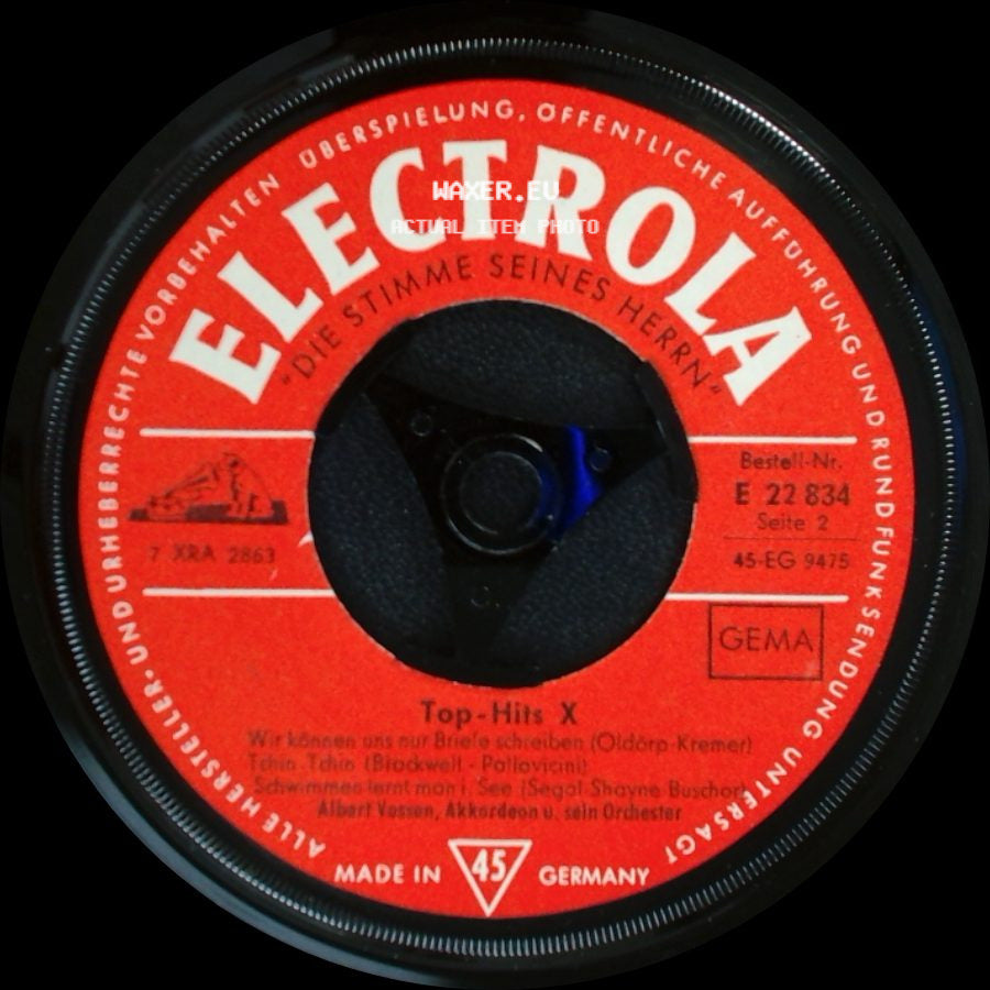 Albert Vossen, Akkordeon U. Sein Orchester - Top-Hits X / Top-Hits X side A