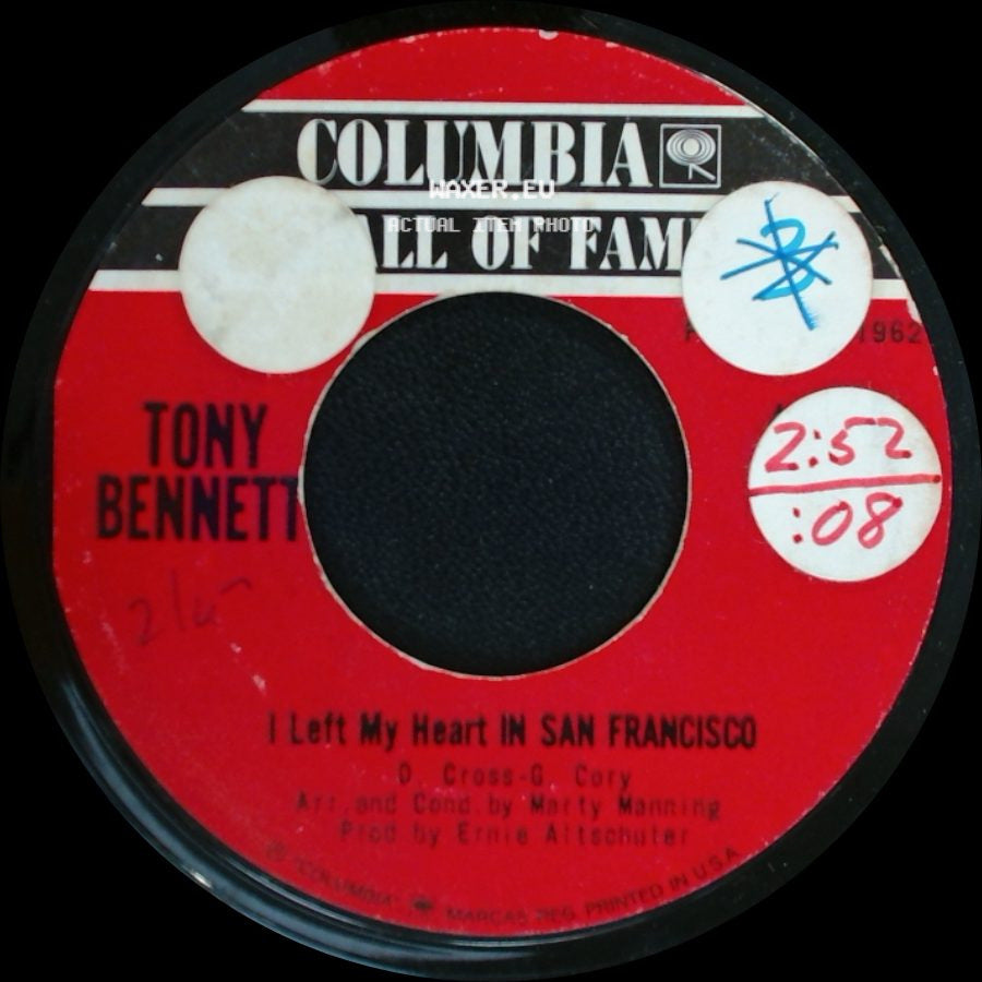 Tony Bennett - I Left My Heart In San Francisco / I Wanna Be Around side A
