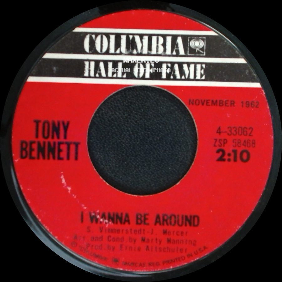 Tony Bennett - I Left My Heart In San Francisco / I Wanna Be Around side B