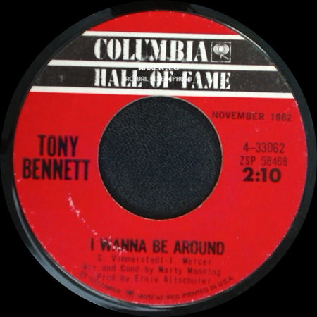 Tony Bennett - I Left My Heart In San Francisco / I Wanna Be Around side B