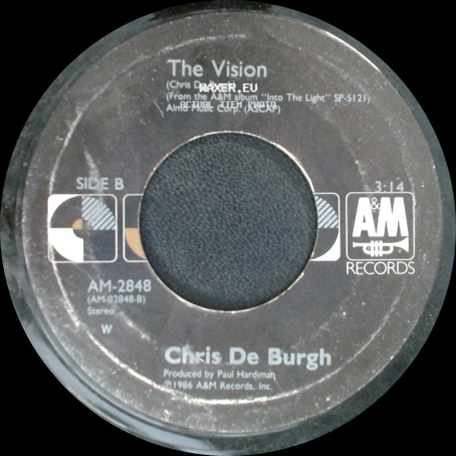 Chris De Burgh - The Lady In Red / The Vision side B