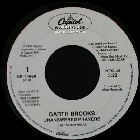 Garth Brooks - Unanswered Prayers / Alabama Clay side A