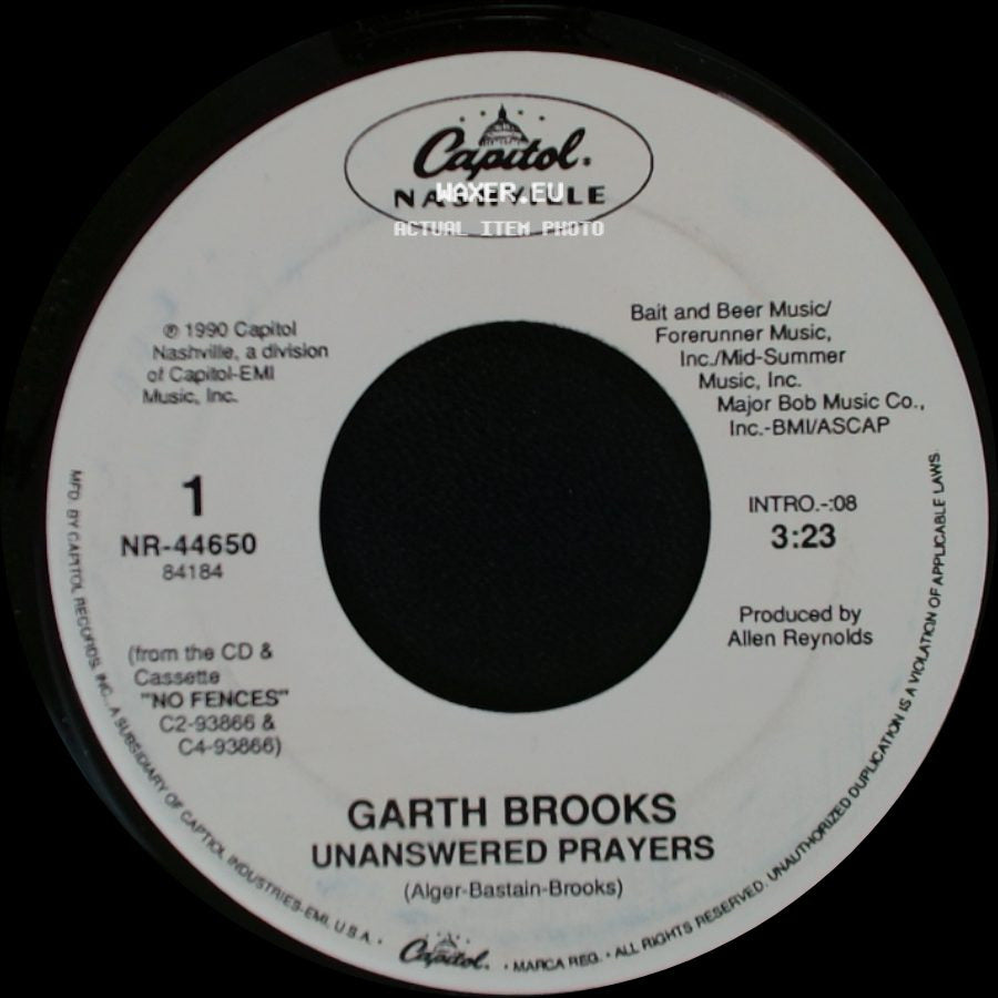 Garth Brooks - Unanswered Prayers / Alabama Clay side A