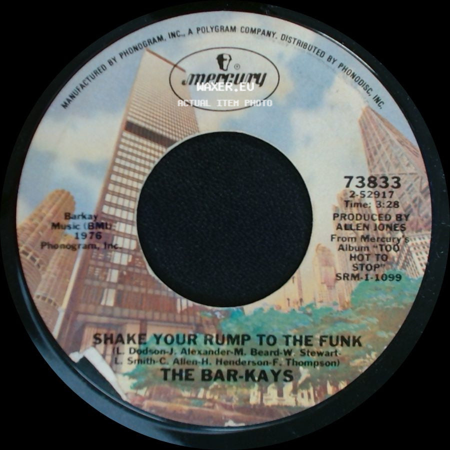 The Bar-Kays - Shake Your Rump To The Funk / Summer Of Our Love side A