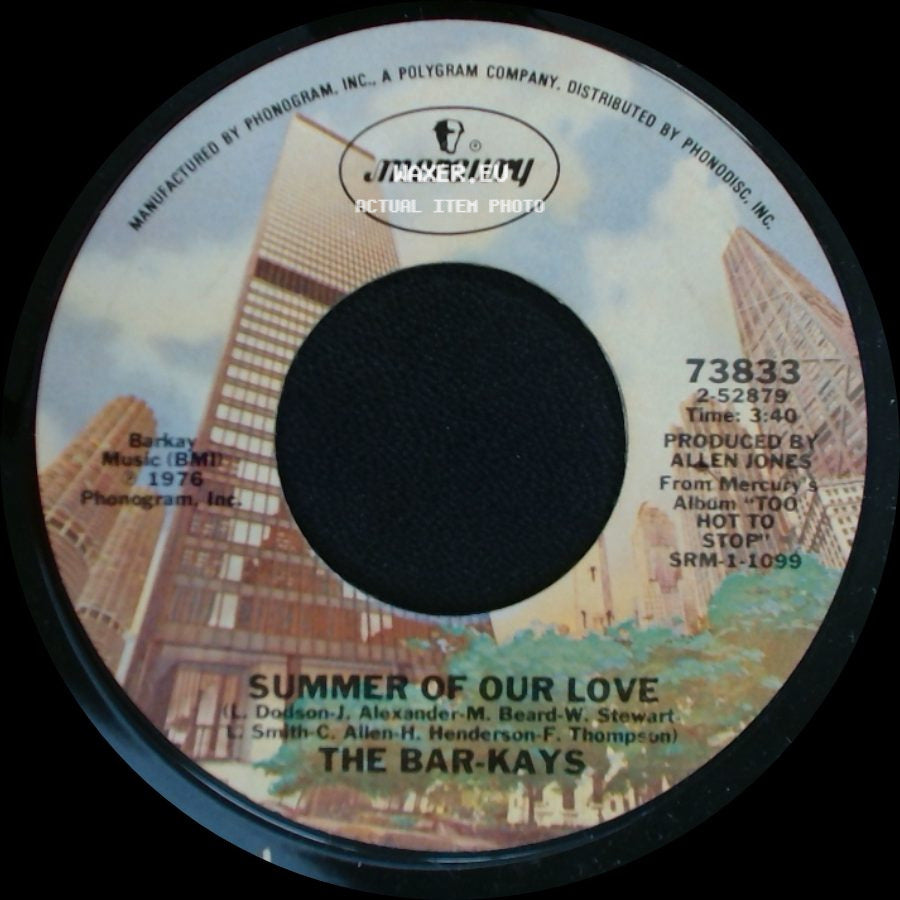 The Bar-Kays - Summer Of Our Love / Shake Your Rump To The Funk side A
