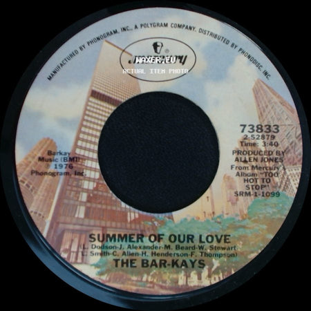 The Bar-Kays - Shake Your Rump To The Funk / Summer Of Our Love side B