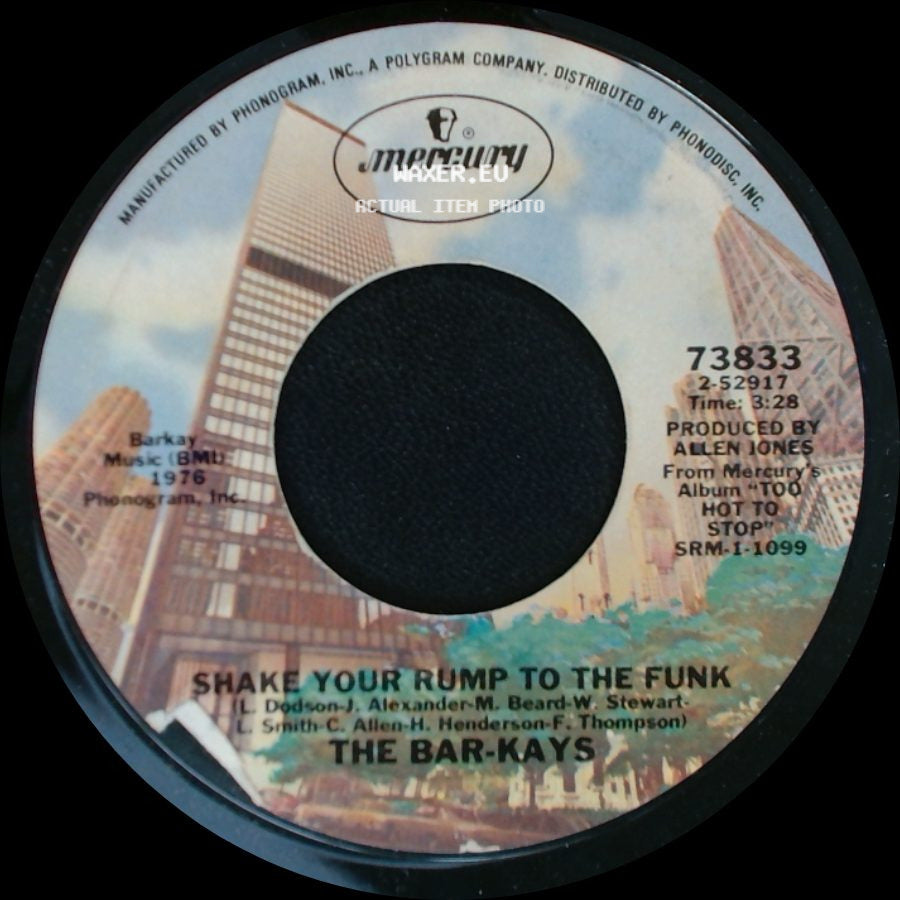 The Bar-Kays - Summer Of Our Love / Shake Your Rump To The Funk side B