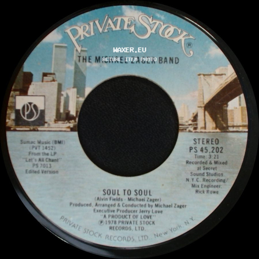 The Michael Zager Band - Soul To Soul / Freak side A