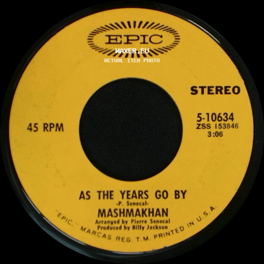 Mashmakhan - As The Years Go By / Days When We Are Free side A