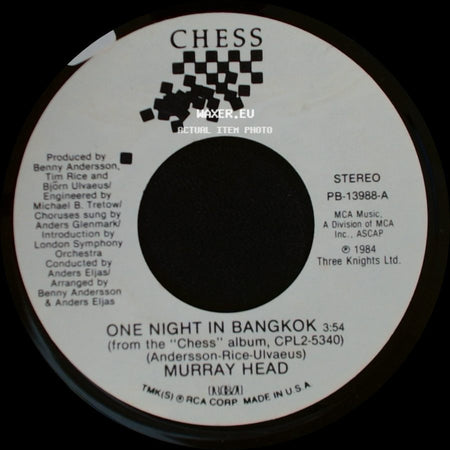 Murray Head - One Night In Bangkok / Merano side A