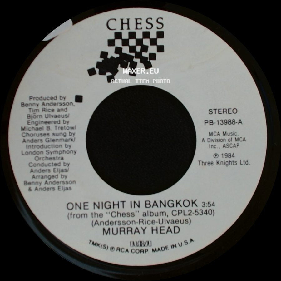 Murray Head - One Night In Bangkok / Merano side A