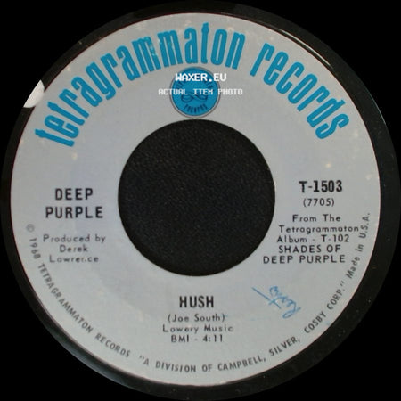 Deep Purple - One More Rainy Day / Hush side B