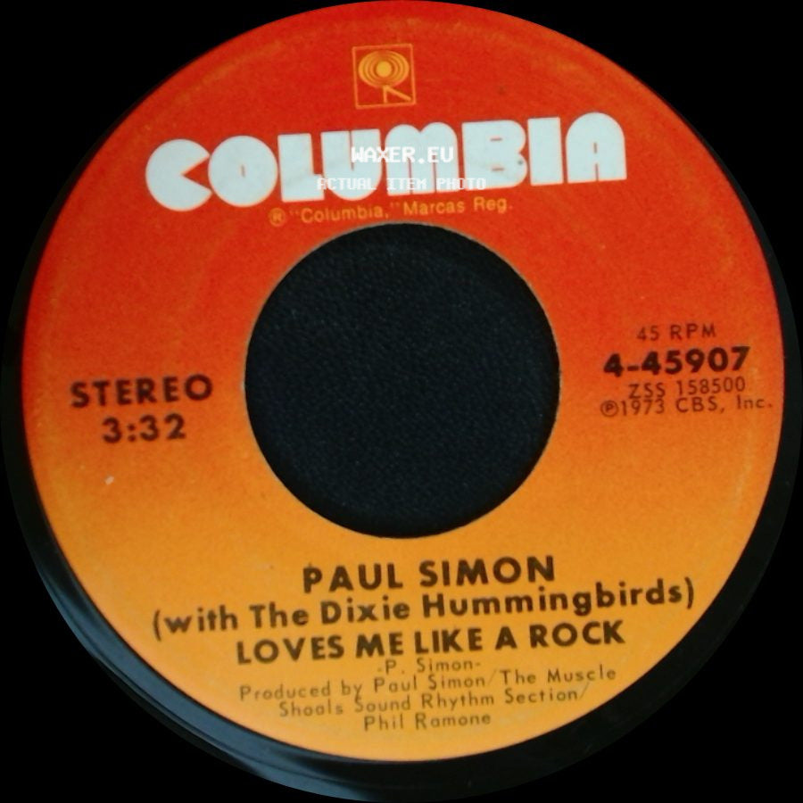 Paul Simon (With The Dixie Hummingbirds) - Loves Me Like A Rock / Learn How To Fall side A