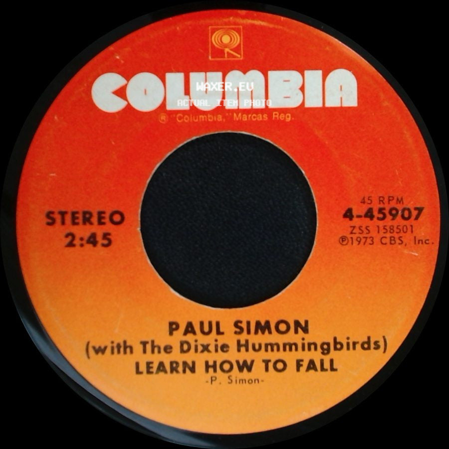 Paul Simon (With The Dixie Hummingbirds) - Loves Me Like A Rock / Learn How To Fall side B