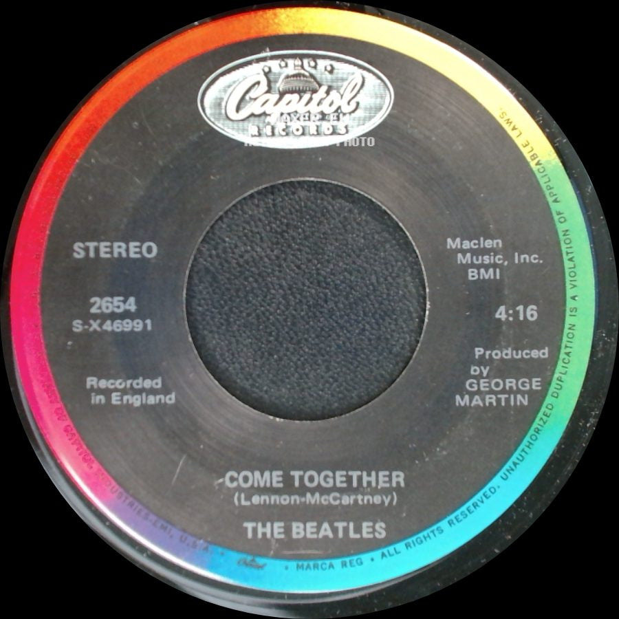 The Beatles - Come Together / Something side A