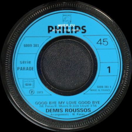 Demis Roussos - Good Bye My Love Good Bye / Yellow Paper side A