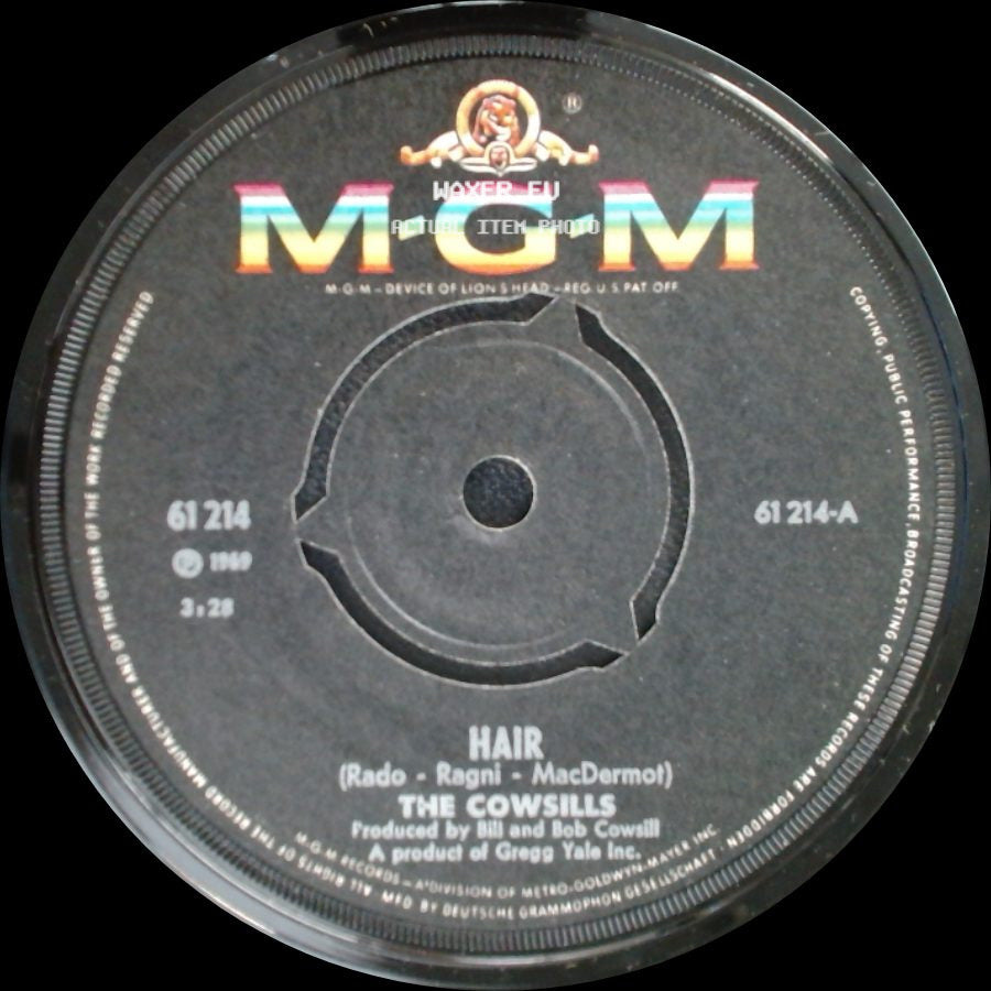 The Cowsills - What Is Happy? / Hair side B
