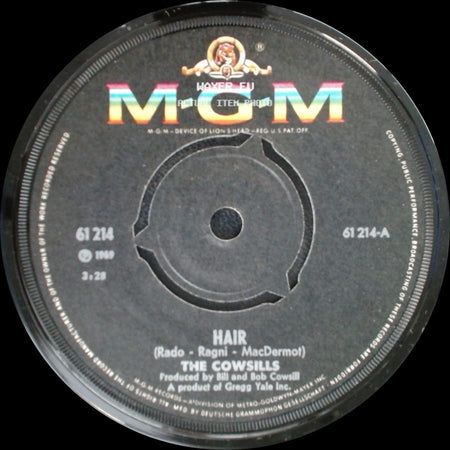 The Cowsills - What Is Happy? / Hair side B