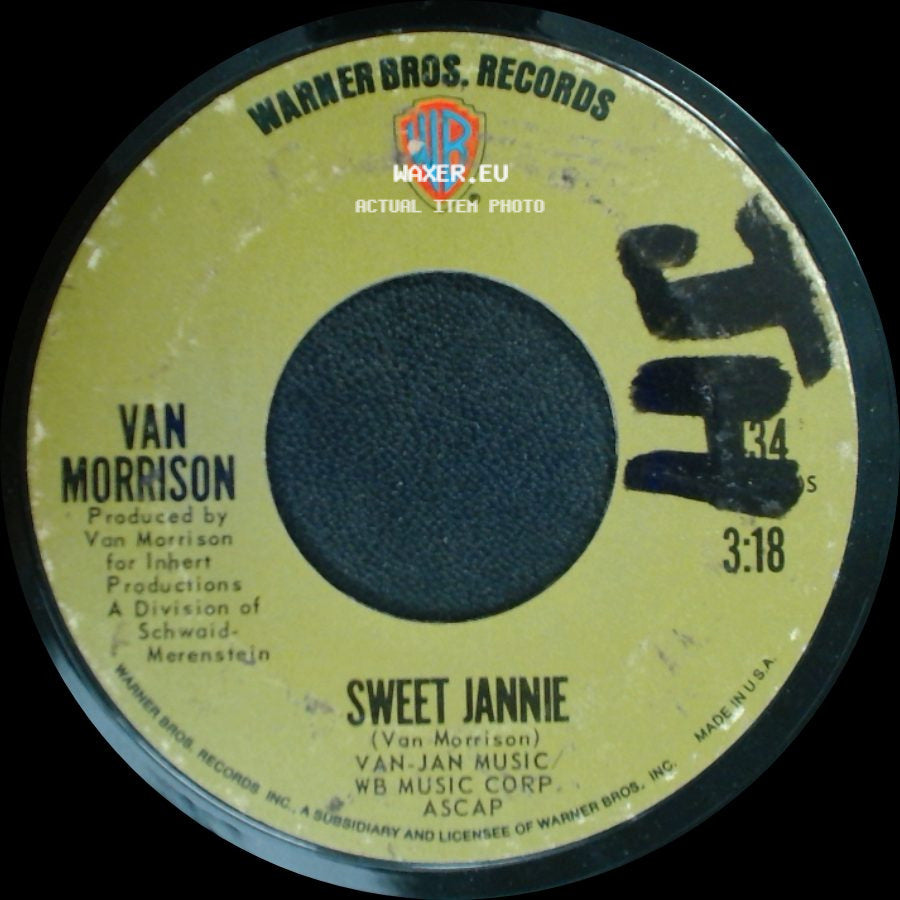 Van Morrison - Domino / Sweet Jannie side B