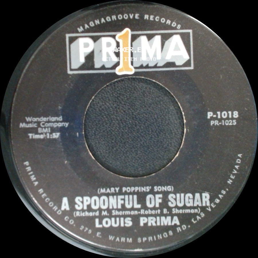 Louis Prima - Stay Awake / A Spoonful Of Sugar side B