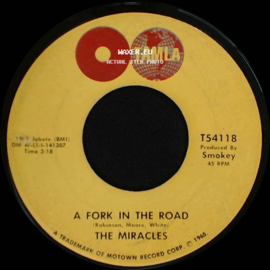The Miracles - A Fork In The Road / The Tracks Of My Tears side A