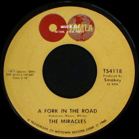 The Miracles - A Fork In The Road / The Tracks Of My Tears side A