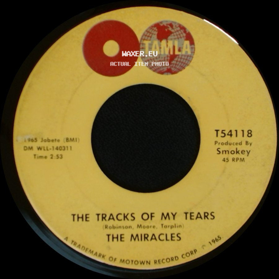 The Miracles - A Fork In The Road / The Tracks Of My Tears side B